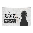 LAUTLOSE Designer Wanduhr It is Beer o&acute;clock modern...