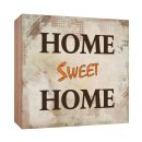 Holzschild Home sweet Home Holzbild zum hinstellen oder...