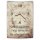 LAUTLOSE Designer Wanduhr mit Spruch Genie&szlig;e die kleinen Dinge sie machen das Leben gro&szlig;artig Vintage beige Deko Schild Bild 41 x 28cm