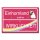 Hochwertiges Metallschild 30 x 20 cm aus Alu Verbund Einhornland Wirklichkeit Einhorn Einh&ouml;rner pink Deko Schild Wandschild