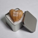 homeyourself Herz Handschmeichler aus Holz Halte durch in Geschenkverpackung Gl&uuml;cksbringer Olivenholz aus Betlehem