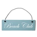 Beach Club Dekoschild T&uuml;rschild