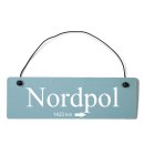 Nordpol Dekoschild T&uuml;rschild