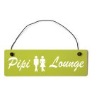 Pipi Lounge Dekoschild T&uuml;rschild