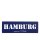 Hamburg Dekoschild T&uuml;rschild hellblau zum kleben