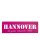 Hannover Dekoschild T&uuml;rschild pink zum kleben