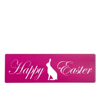 Happy Easter Dekoschild T&uuml;rschild pink zum kleben