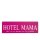 Hotel Mama Dekoschild T&uuml;rschild pink zum kleben