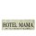 Hotel Mama Dekoschild T&uuml;rschild beige zum kleben